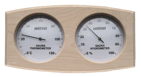 Harvia Thermo-hygrometer Vedeldade bastuaggregat frilagd